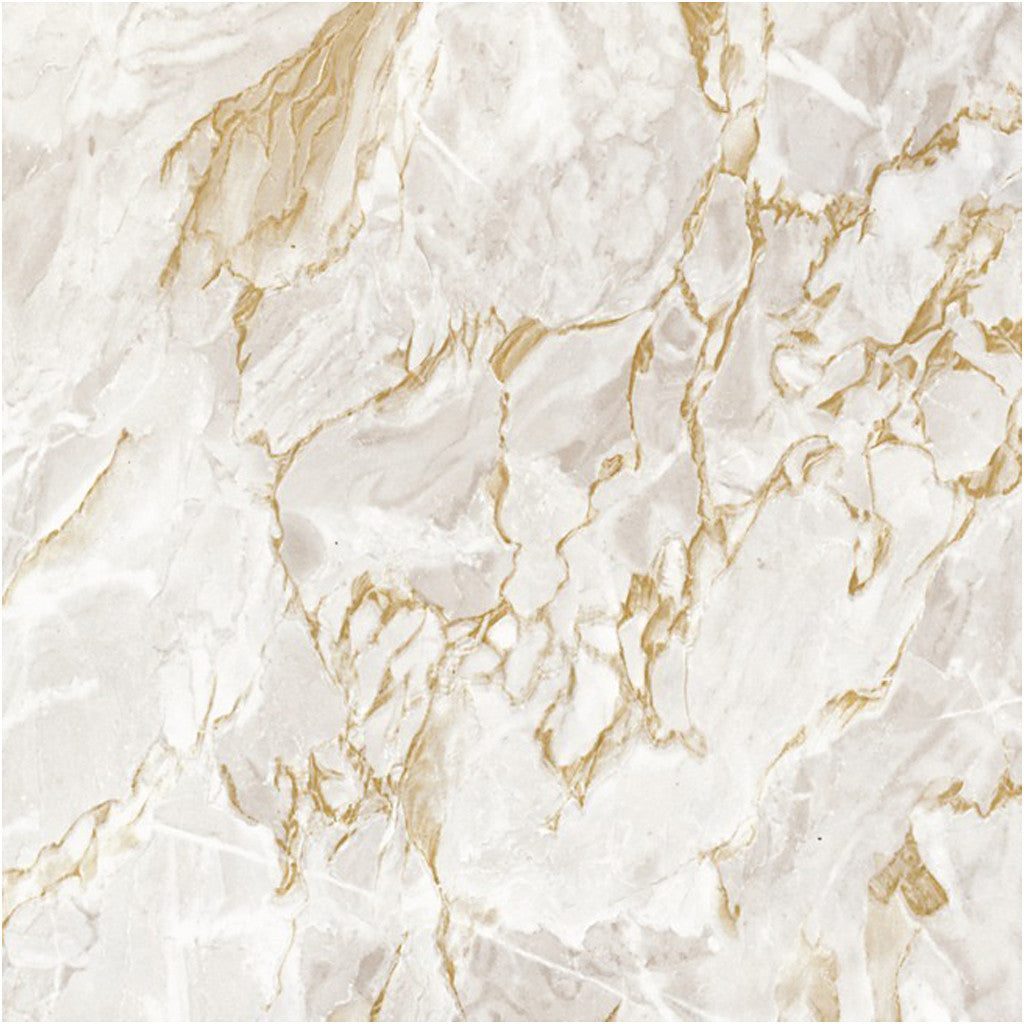 Pellicola Autoadesiva, marmo, L: 45 cm, marrone, 2m/ 1 rot. [HOB-14271]