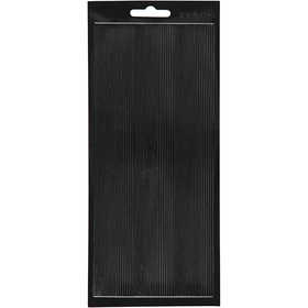 Stickers, bordi, foglio 10x23 cm, nero, 1 fgl. [HOB-170050]