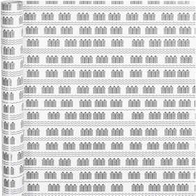 Confezione regalo, cabine, L: 70 cm, 80 g, nero, bianco, 4 m/ 1 rot. [HOB-190140]