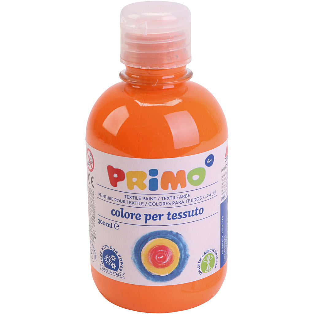 Textile Paint, orange, 300 ml/ 1 bottle