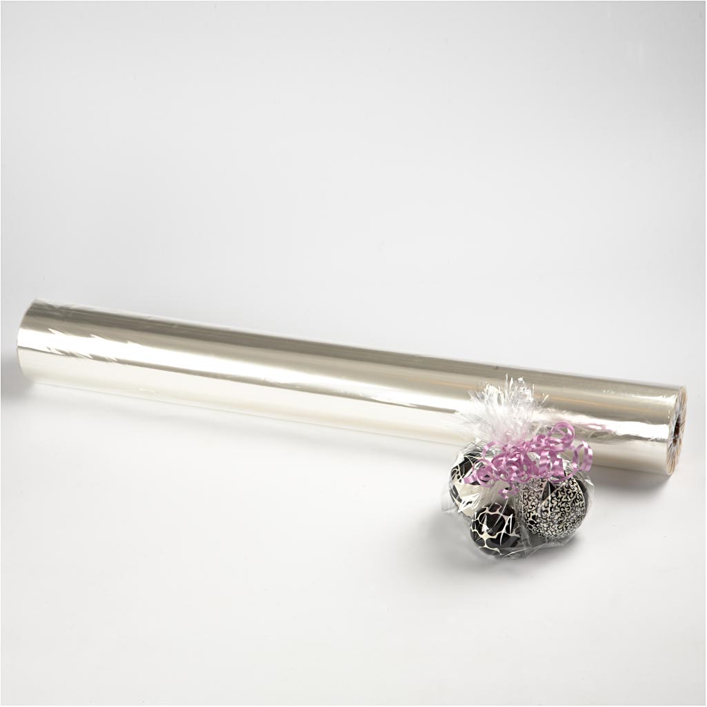 Rotolo di cellophane, L: 70 cm, spess. 25 my, 200 m/ 1 rot. [HOB-20342]