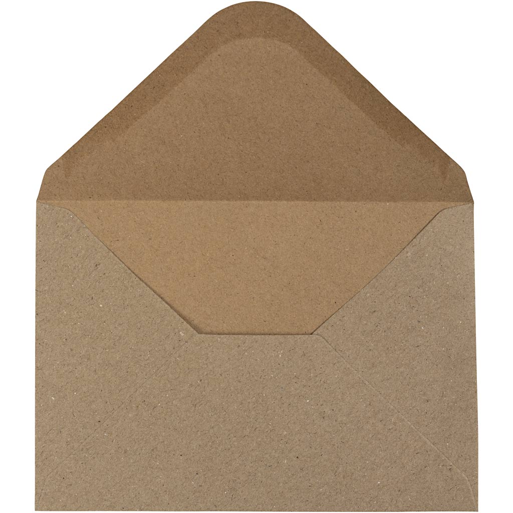Buste riciclate, C6 11,5x16 cm, 120 g, naturale, 50pz [HOB20530]
