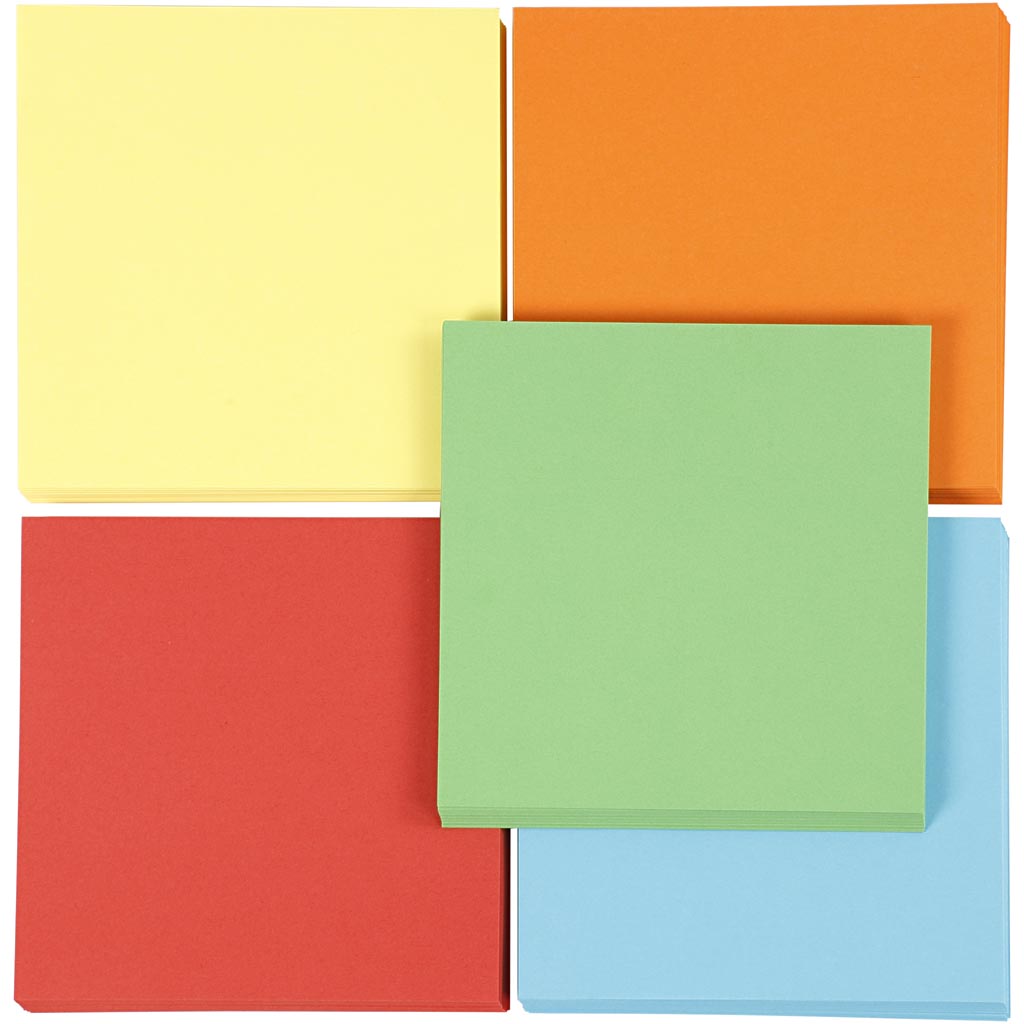 Origami Paper, size 15x15 cm, 80 g, 5x80 sheet