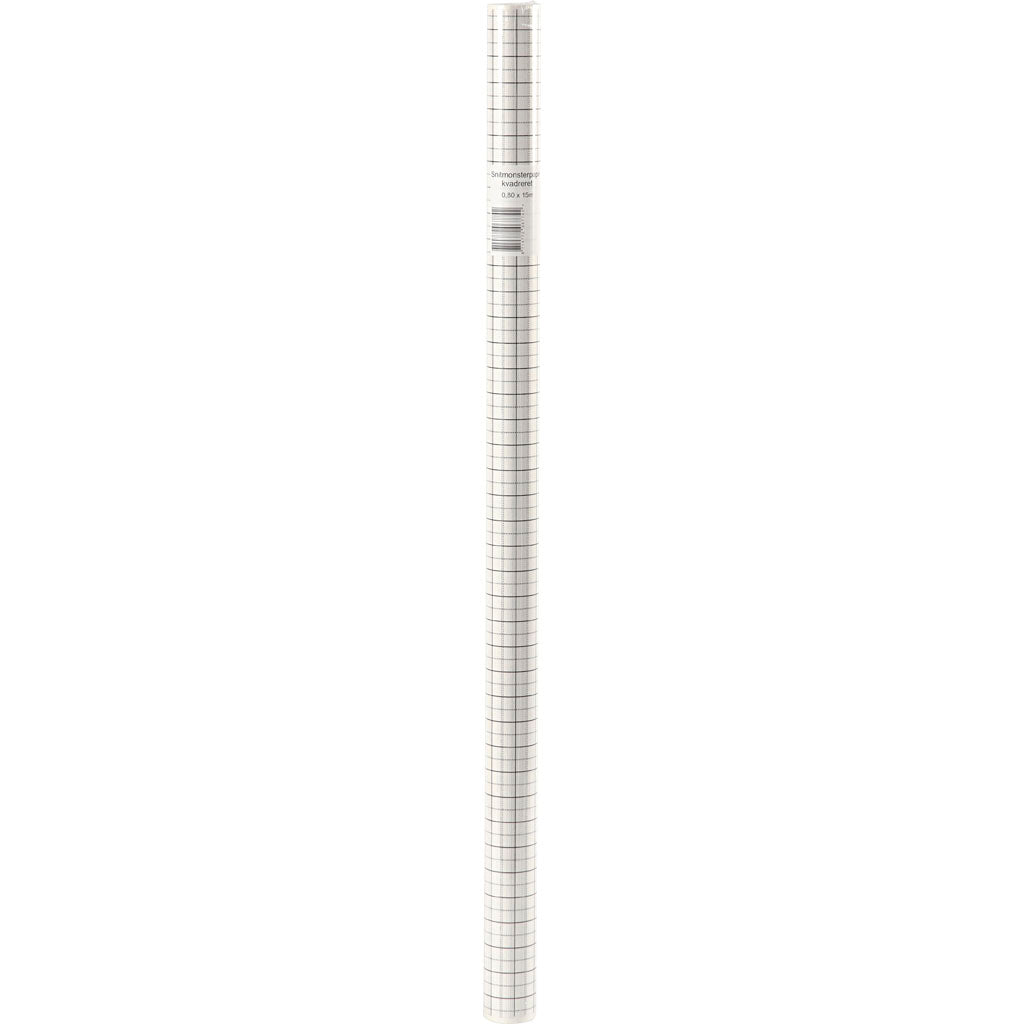 Carta a quadretti da sarta, L: 80 cm, 28 g, 15 m/ 1 rot. [HOB-20706]