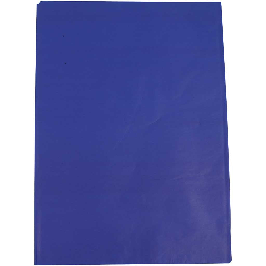 Tissue Paper, sheet 50x70 cm,  14 g, blue, 25sheets [HOB20866]