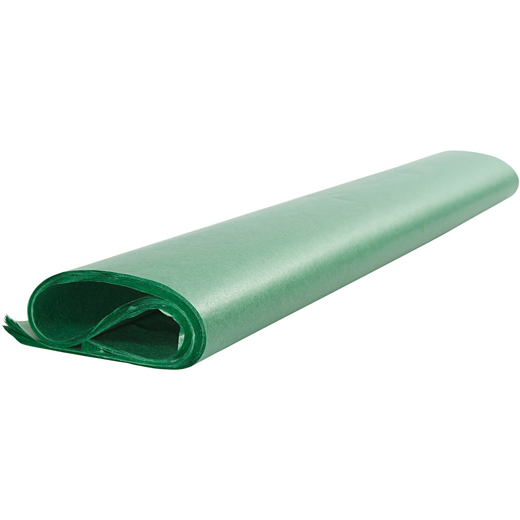 Tissue Paper, sheet 50x70 cm,  14 g, green, 25sheets [HOB20867]