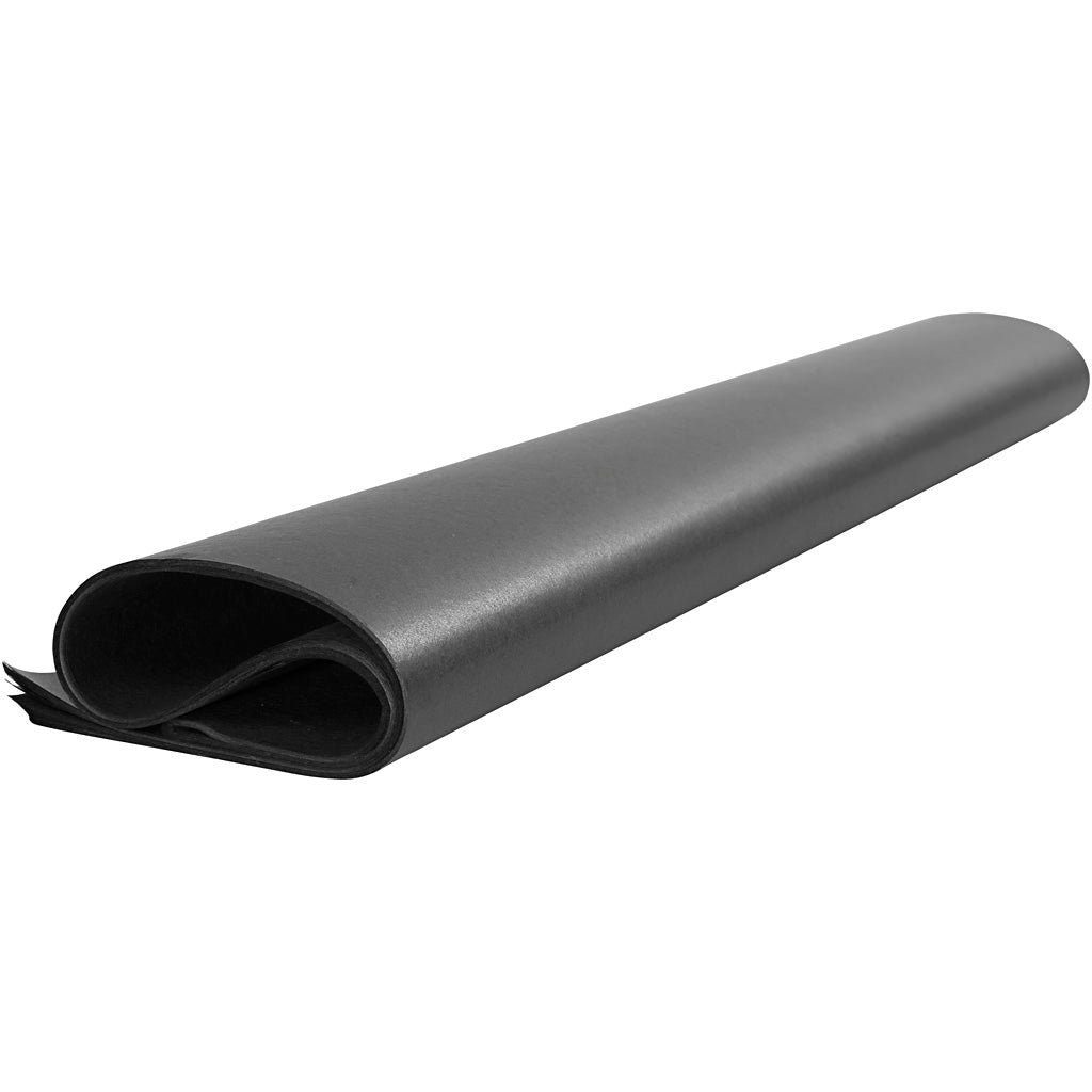 Tissue Paper, sheet 50x70 cm,  14 g, black, 25sheets [HOB20869]