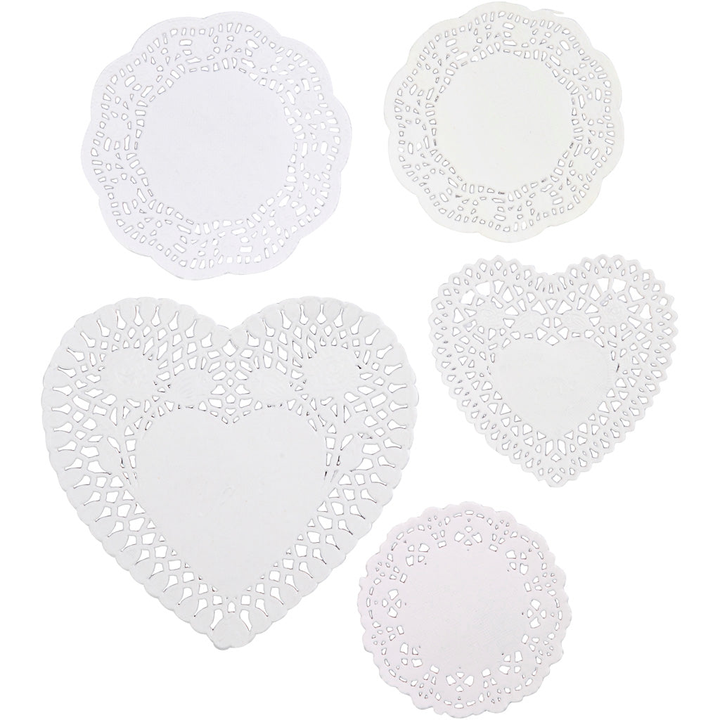 Doilies, size 9-14,5 cm, 5x80 pc