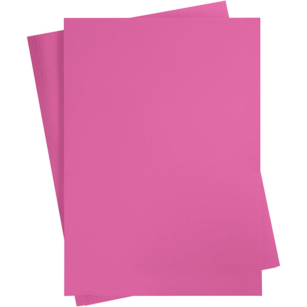 Card, A2, 420x594 mm, 180 g, pink, 100sheet