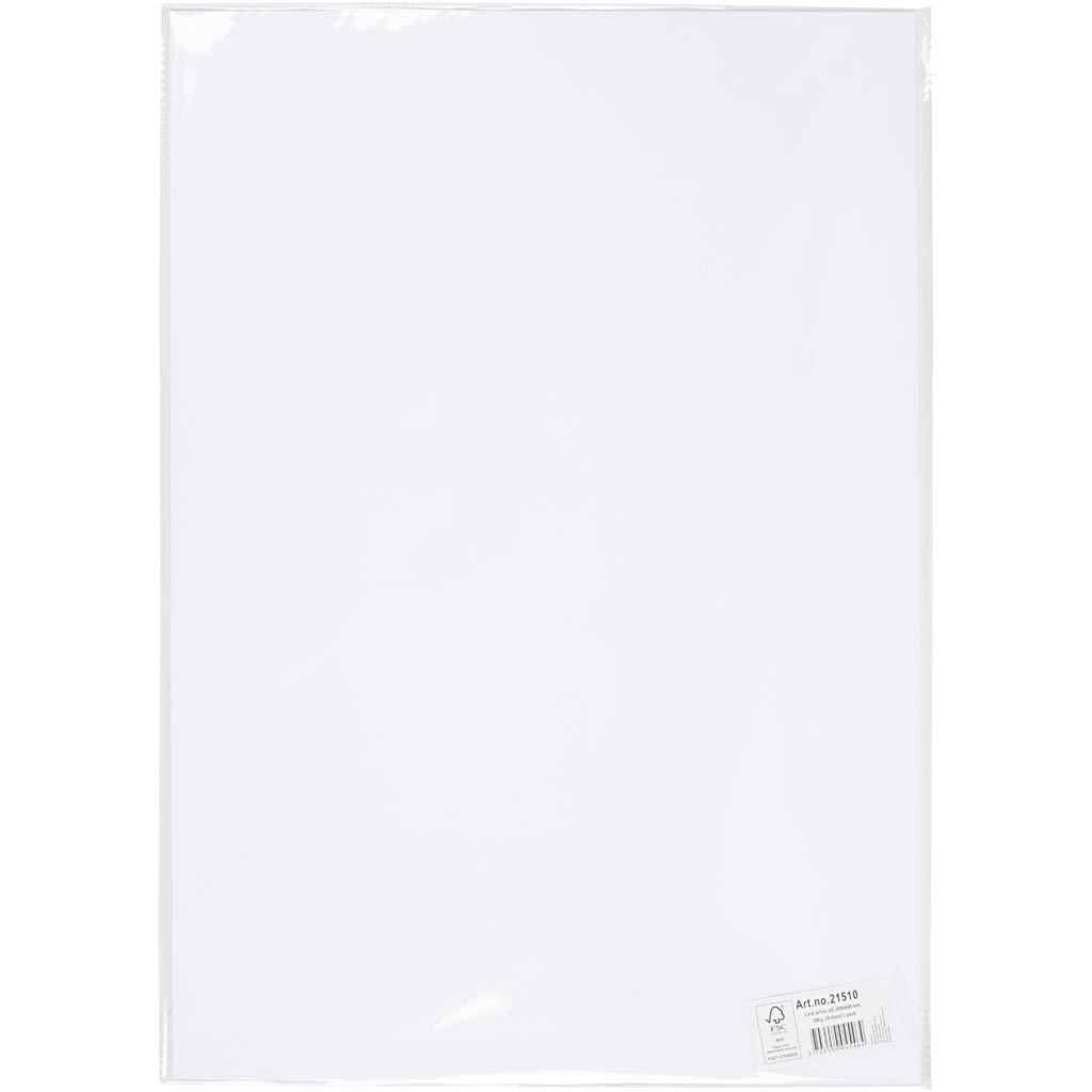 Cartoncino Colorato, A2, foglio 420x594 mm, 180 g, bianco, 10 fgl./ 1 conf. [HOB-21510]