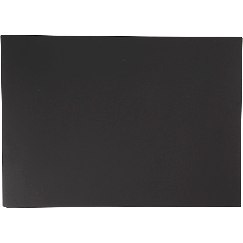 Cartoncino colorato, A3, foglio 297x420 mm, 200 g, nero, 100 fgl./ 1 conf. [HOB-21654]