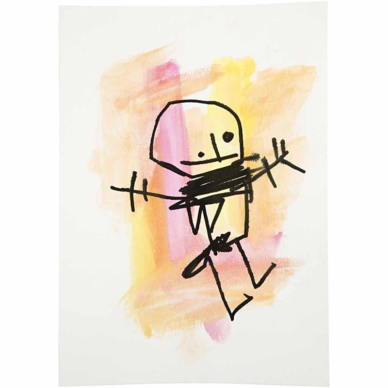 Carta per acquerello, A4, foglio 210x297 mm, 200 g, bianco, 100 fgl./ 1 conf. [HOB-22402]