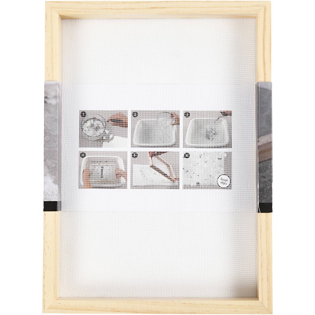 Stampo e telaio per creare la carta, A5, misura 23x17x2cm cm, 20 mesh, 1 pz [HOB-22797]