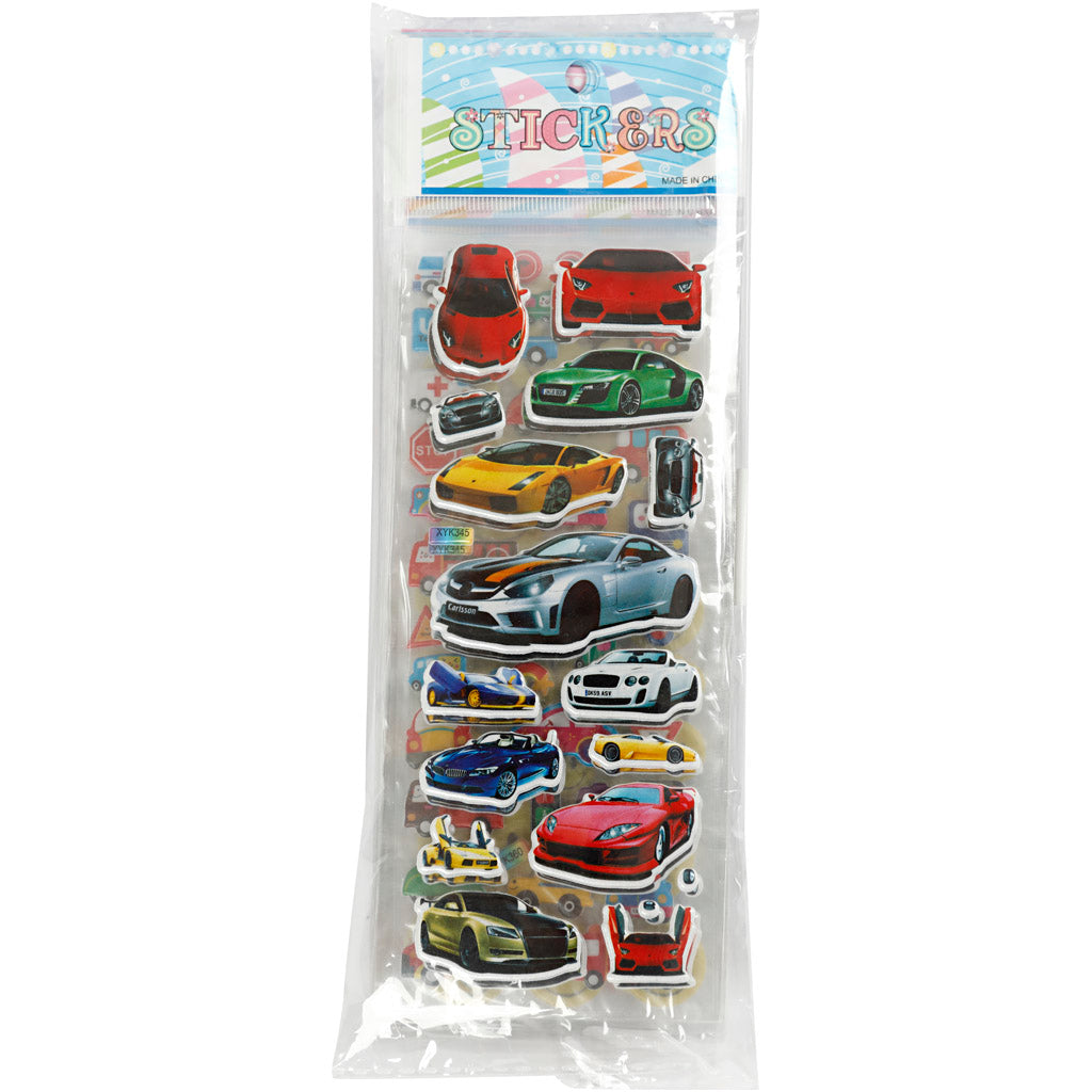 Stickers 3D, misura 7x17 cm, 20 fgl./ 1 conf. [HOB-230145]