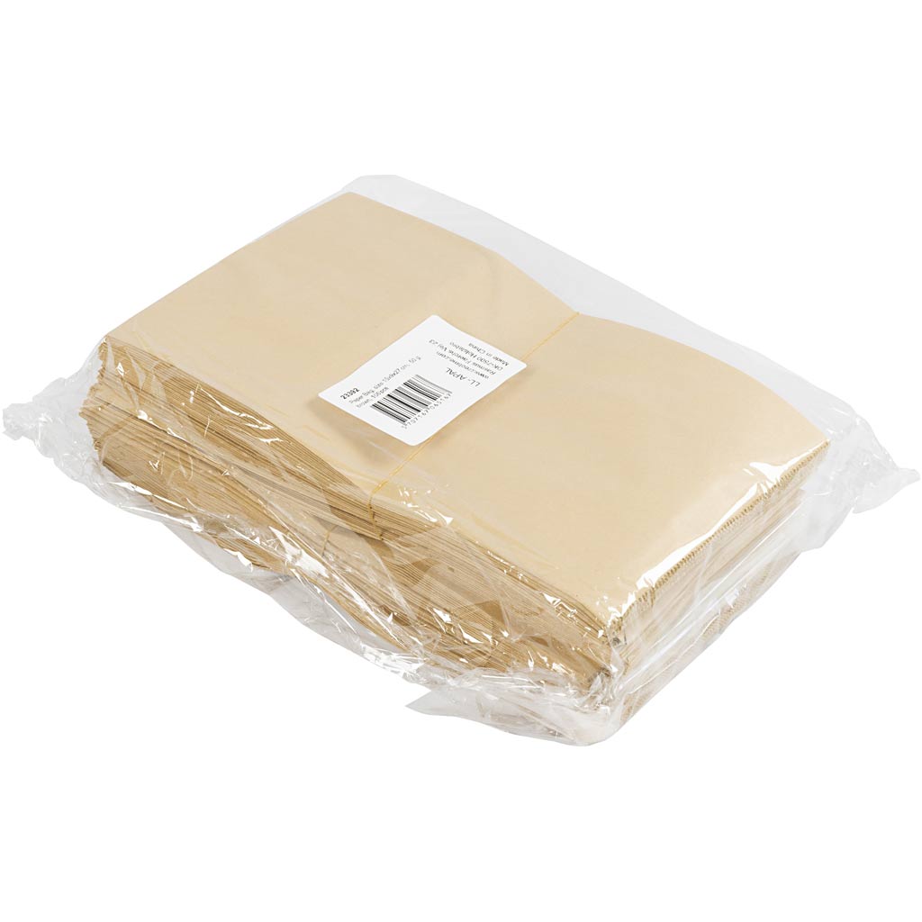 Buste carta, H: 27 cm, misura 9x15 cm, 50 g, marrone, 100 pz/ 1 conf. [HOB-23392]