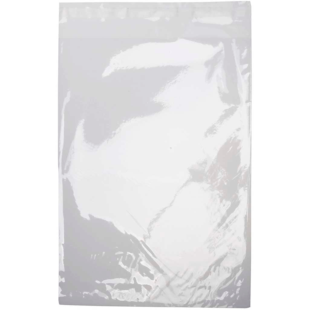 Cellophane Bag, W: 18 cm, H: 25.3 cm, 200pcs, 25 micron [HOB23997]