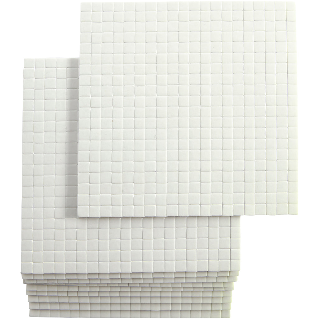 3D Foam Pads, size 5x5 mm, thickness 3 mm, 10x400 pc
