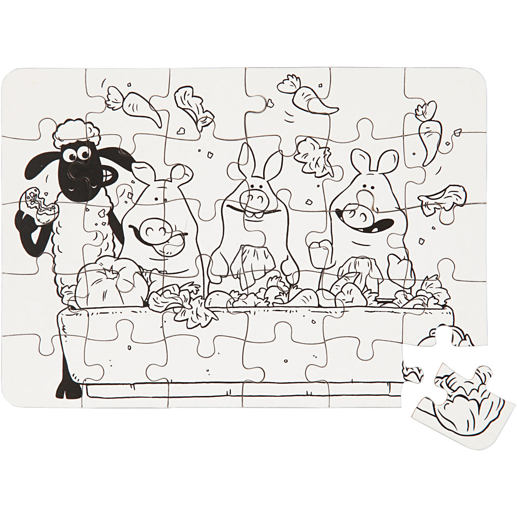 Puzzle, misura 13x18,3 cm, 2 pz/ 1 conf. [HOB-254654]