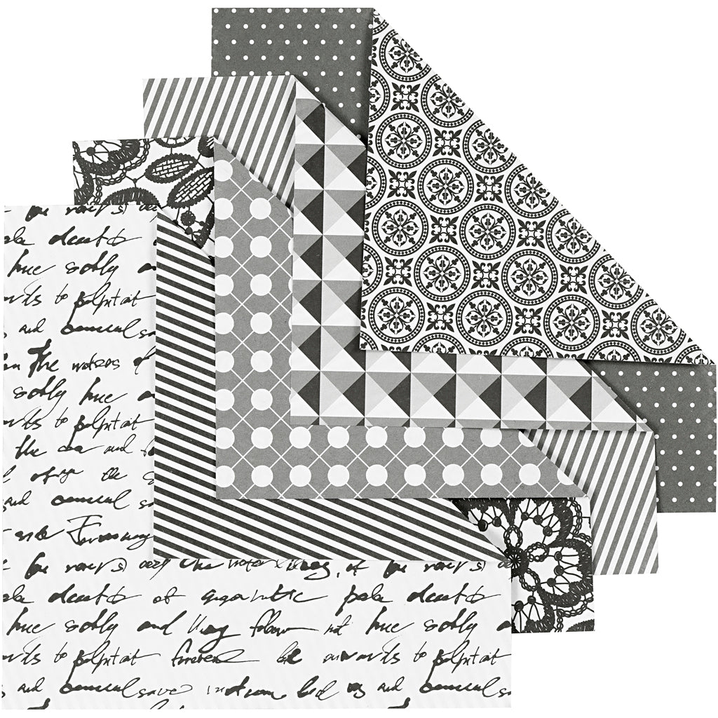 Origami Paper, size 15x15 cm, 80 g, 50 ass sheets