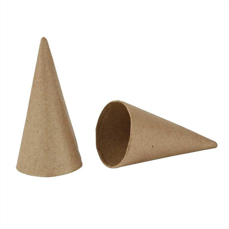 Cone, H: 10 cm, dia. 5 cm, 10 pc
