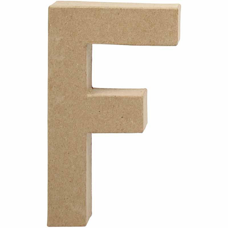 Letter, F , H: 20,5 cm, W: 11,6 cm, thickness 2,5 cm