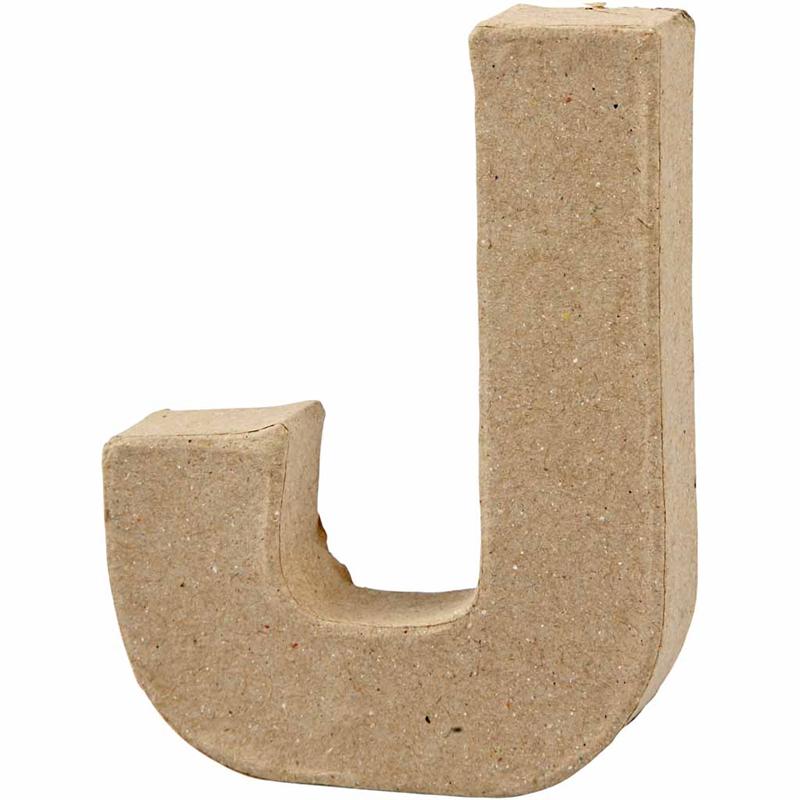 Lettera, J, H: 10 cm, L: 8 cm, spess. 1,7 cm, 1 pz [HOB-26648]