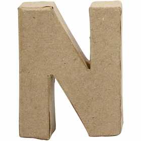 Lettera, N, H: 10 cm, L: 7,8 cm, spess. 2 cm, 1 pz [HOB-26652]