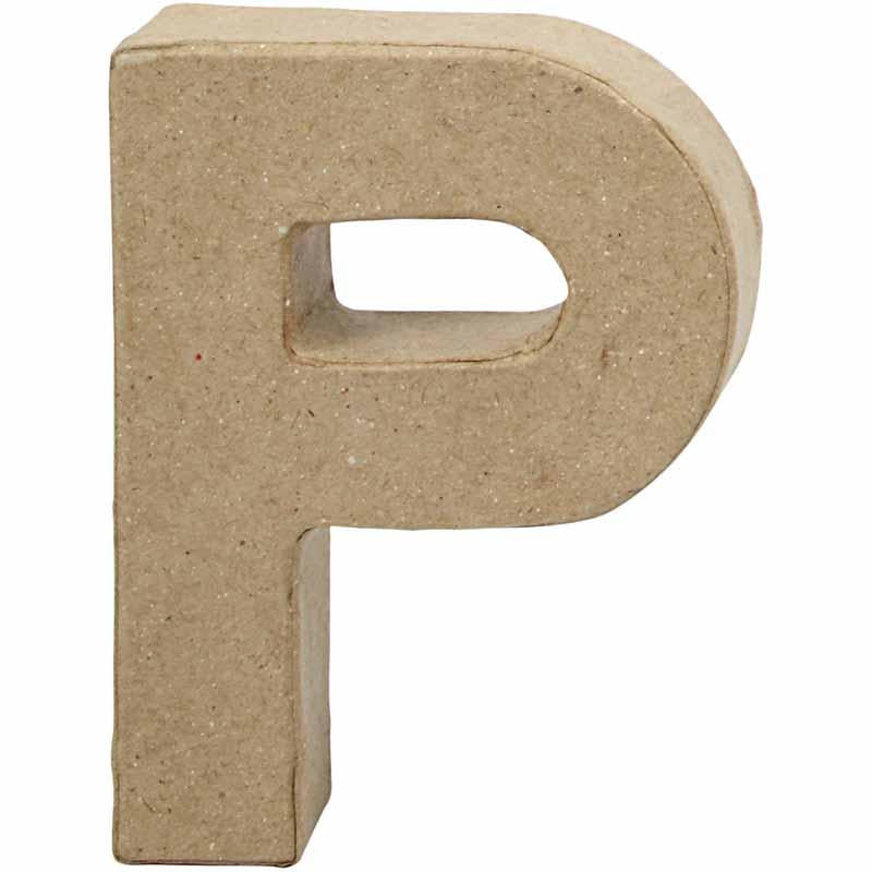 Letter, P, H: 10 cm, W: 7,7 cm, thickness 1,7 cm