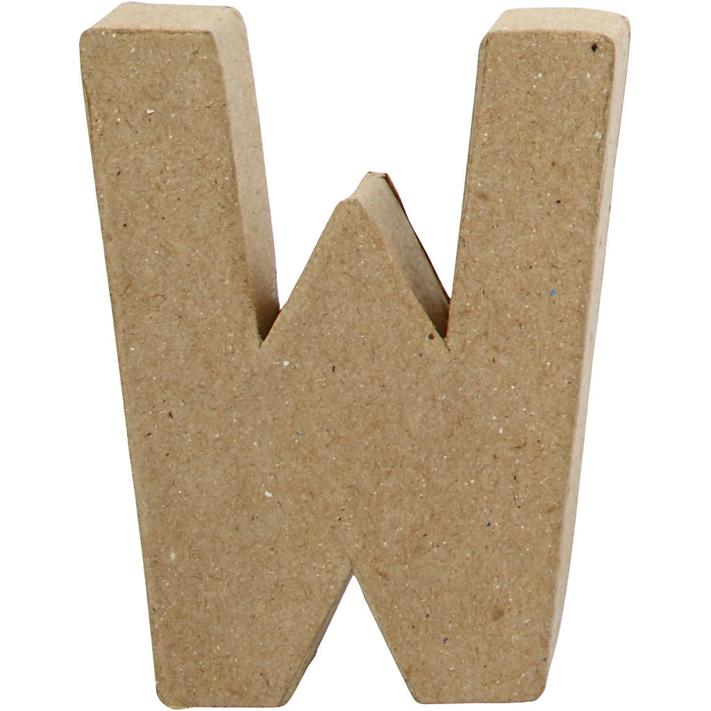 Lettera, W, H: 10 cm, L: 8,3 cm, spess. 1,7 cm, 1 pz [HOB-26661]