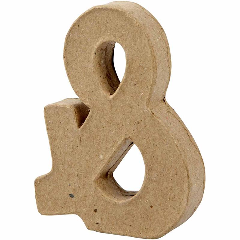 Simbolo, &, H: 10 cm, L: 7,5 cm, spess. 1,7 cm, 1 pz [HOB-26666]