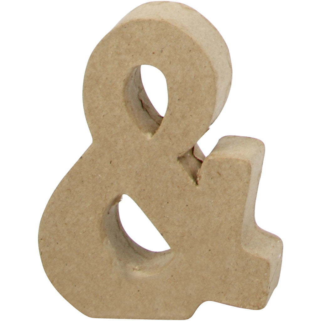 Simbolo, &, H: 10 cm, L: 7,5 cm, spess. 1,7 cm, 1 pz [HOB-26666]