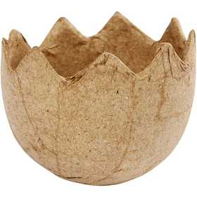 Guscio d'uovo, H: 4 cm, diam 5 cm, 8 pz/ 1 conf. [HOB-26736]