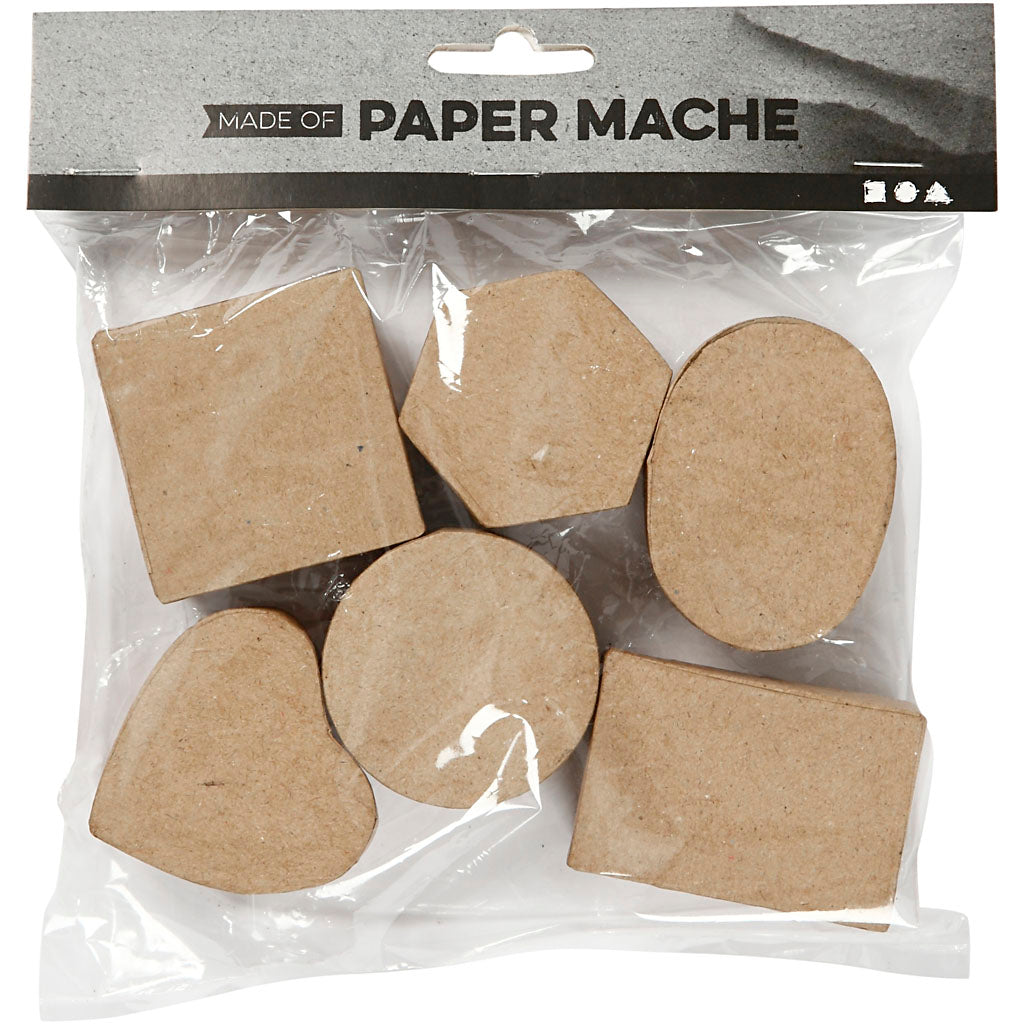 Mini scatole, H: 3 cm, diam 4-6 cm, 6pz/ 1 conf. [HOB-268003]