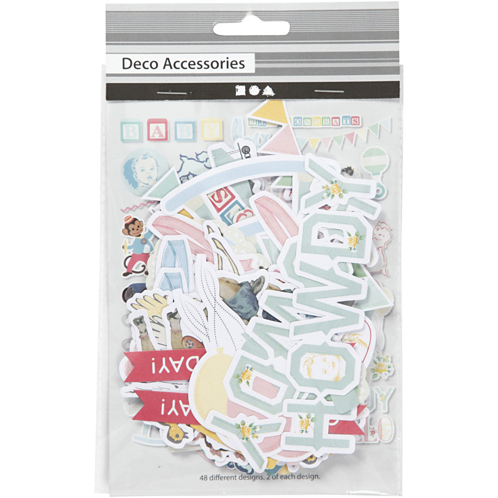 Etichette, baby, misura 15-125 mm, 120 g, 48x2 pz/ 1 conf. [HOB-27074]