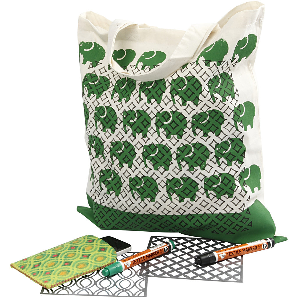 Stencil, misura 15x15 cm, spess. 0,31 mm, 10 fgl./ 1 conf. [HOB-27090]