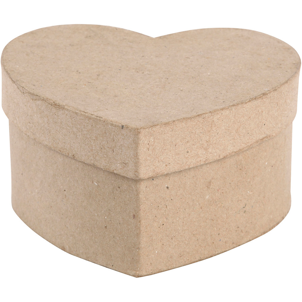 Scatola cuore, H: 6 cm, misura 11,5x11,5 cm, 1 pz [HOB-27182]