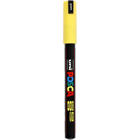 Pennarello Posca, dim. PC-1MR, ampiezza tratto 0,7 mm, extra-fine, giallo, 1 pz [HOB-272044]