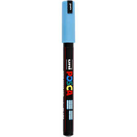 Pennarello Posca, dim. PC-1MR, ampiezza tratto 0,7 mm, extra-fine, azzurro, 1 pz [HOB-272057]