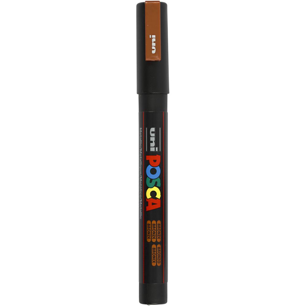 Pennarello Posca, dim. PC-3M, ampiezza tratto 0,9-1,3 mm, fine, bronzo, 1 pz [HOB-274820]