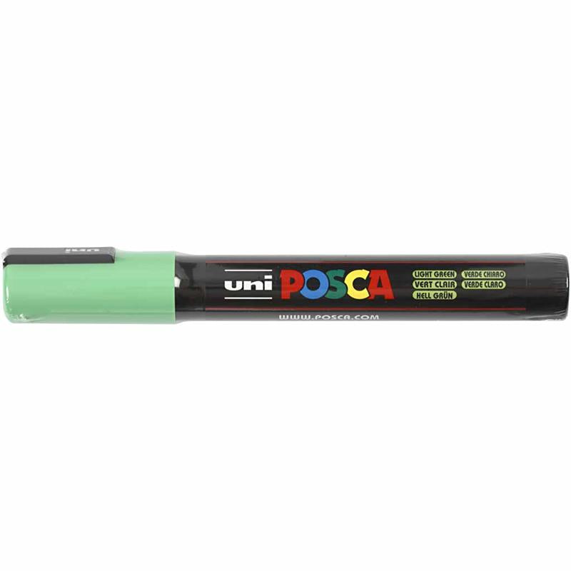 Pennarello Posca, dim. PC-5M, ampiezza tratto 2,5 mm, medium, verde chiaro, 1 pz [HOB-276033]