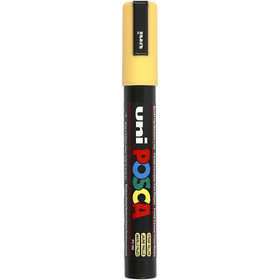 Pennarello Posca, dim. PC-5M, ampiezza tratto 2,5 mm, medium, straw yellow, 1 pz [HOB-276038]