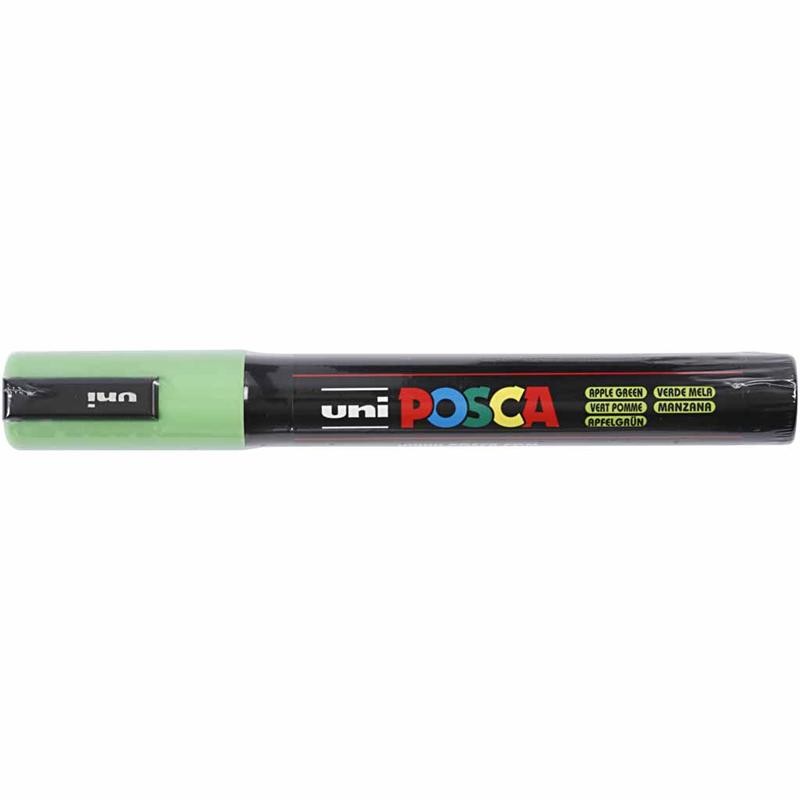 Pennarello Posca, dim. PC-5M, ampiezza tratto 2,5 mm, medium, apple green, 1 pz [HOB-276043]