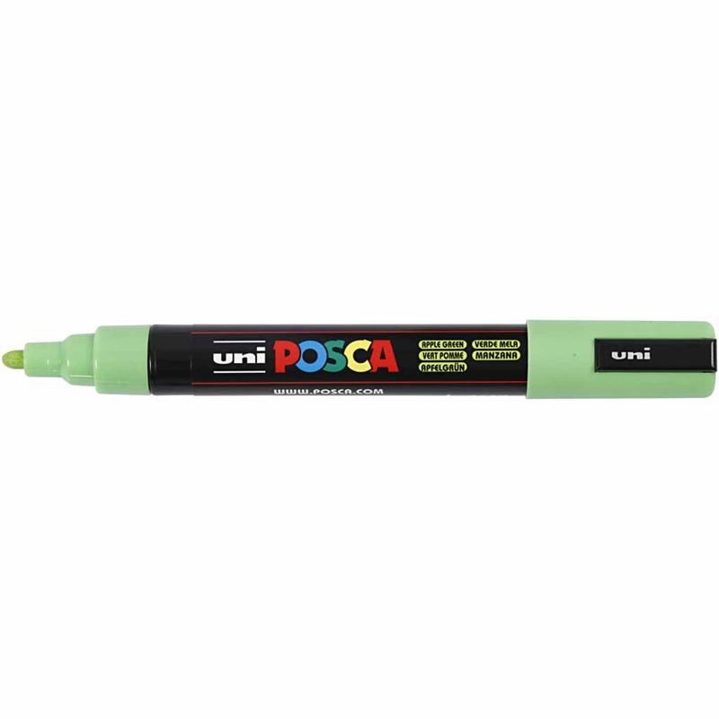 Pennarello Posca, dim. PC-5M, ampiezza tratto 2,5 mm, medium, apple green, 1 pz [HOB-276043]