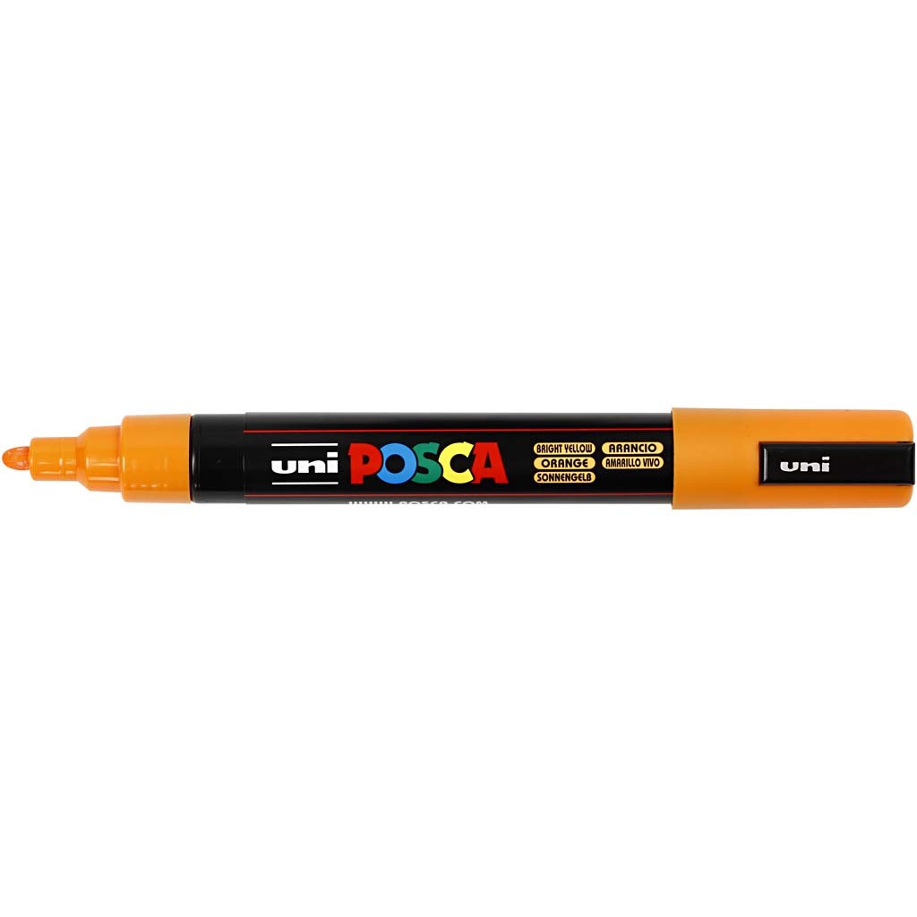 Pennarello Posca, dim. PC-5M, ampiezza tratto 2,5 mm, medium, arancio, 1 pz [HOB-276054]