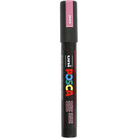 Pennarello Posca, dim. PC-5M, ampiezza tratto 2,5 mm, medium, metallic pink, 1 pz [HOB-276850]