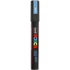 Pennarello Posca, dim. PC-5M, ampiezza tratto 2,5 mm, medium, blu metallico, 1 pz [HOB-276880]