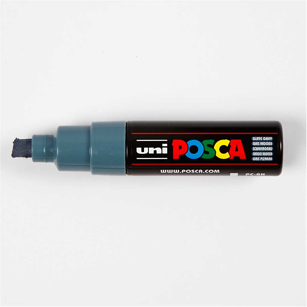 Pennarello Posca, dim. PC-8K, ampiezza tratto 8 mm, broad, slate grey, 1 pz [HOB-278096]