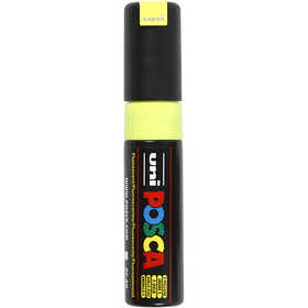 Pennarello Posca, dim. PC-8K, ampiezza tratto 8 mm, broad, fluo yellow, 1 pz [HOB-278724]