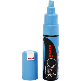 Chalk Pen, ampiezza tratto 8 mm, azzurro, 1 pz [HOB-279957]