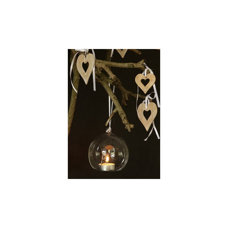 Sfera in vetro per lumino Ø 6 cm x 8 cm (12 pezzi) [IFS-28049]